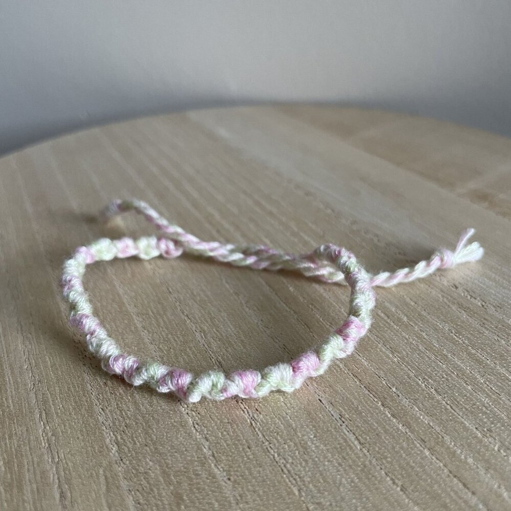 Lorna Bracelet, anklet, trendy, comfortable, tie, embroidery thread, woven, gift